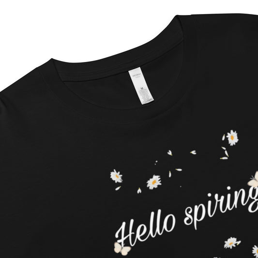 Crop Tops - Women’s crop top Spring vibe - Retro Ravers - Crop T-shirts