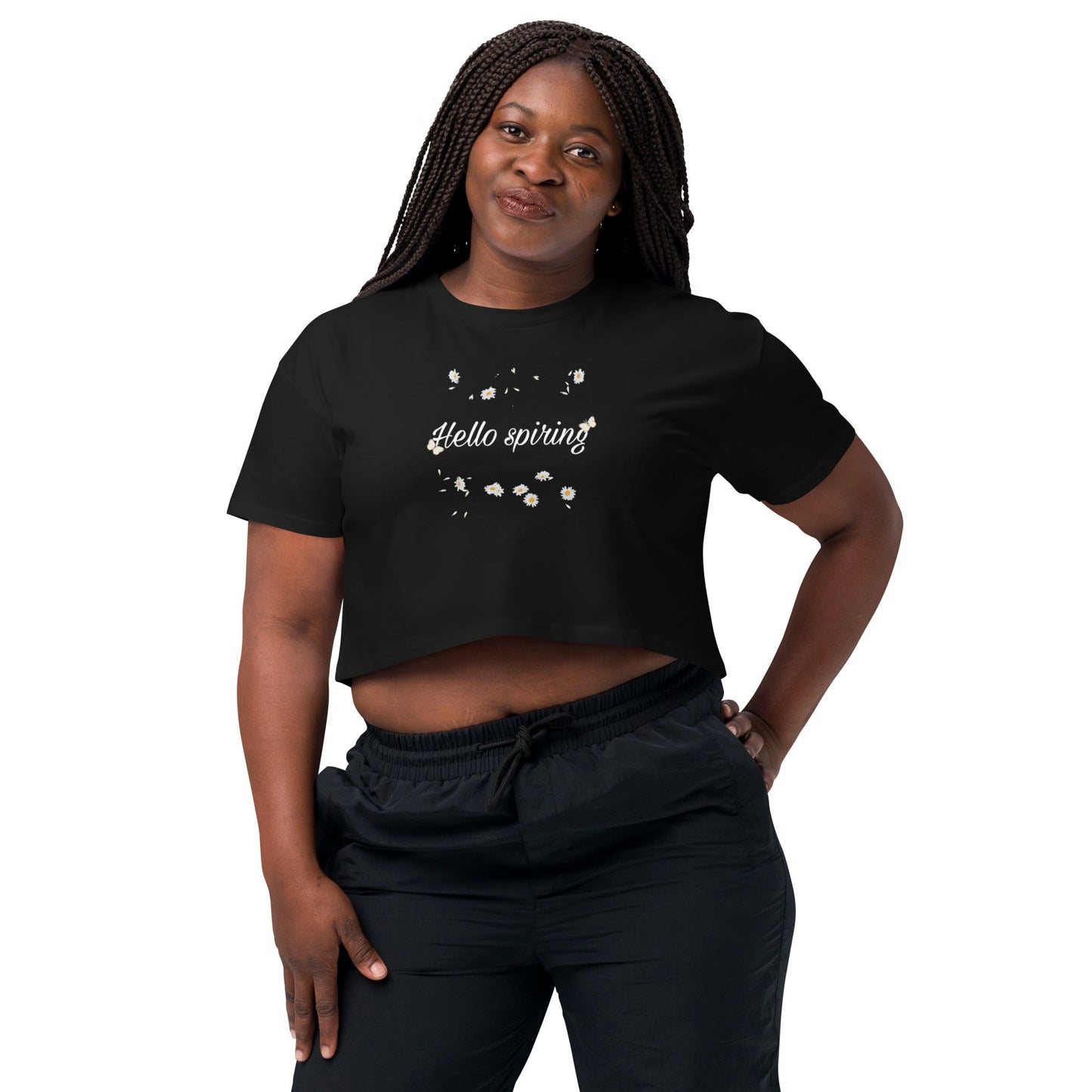 Crop Tops - Women’s crop top Spring vibe - Retro Ravers - Crop T-shirts
