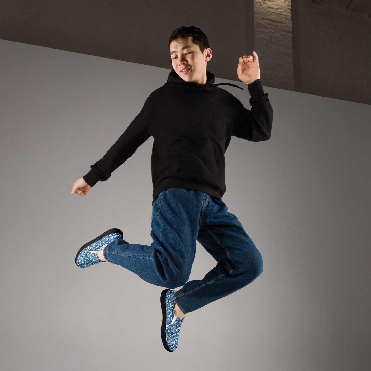 Footwear - Men’s slip - on canvas shoes - Retro Ravers - shoes
