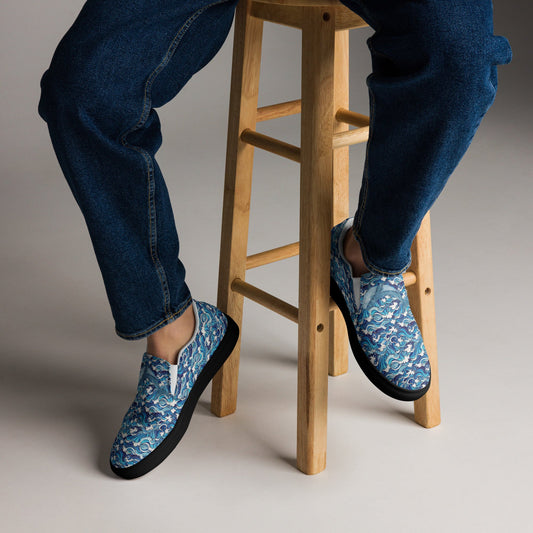 Footwear - Men’s slip - on canvas shoes - Retro Ravers - shoes