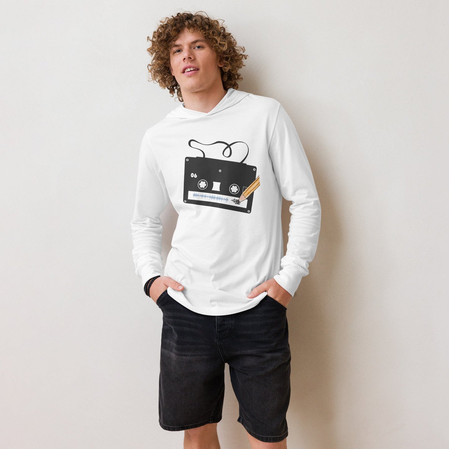 Tshirts - Hooded long - sleeve tee - Retro Ravers - hooded