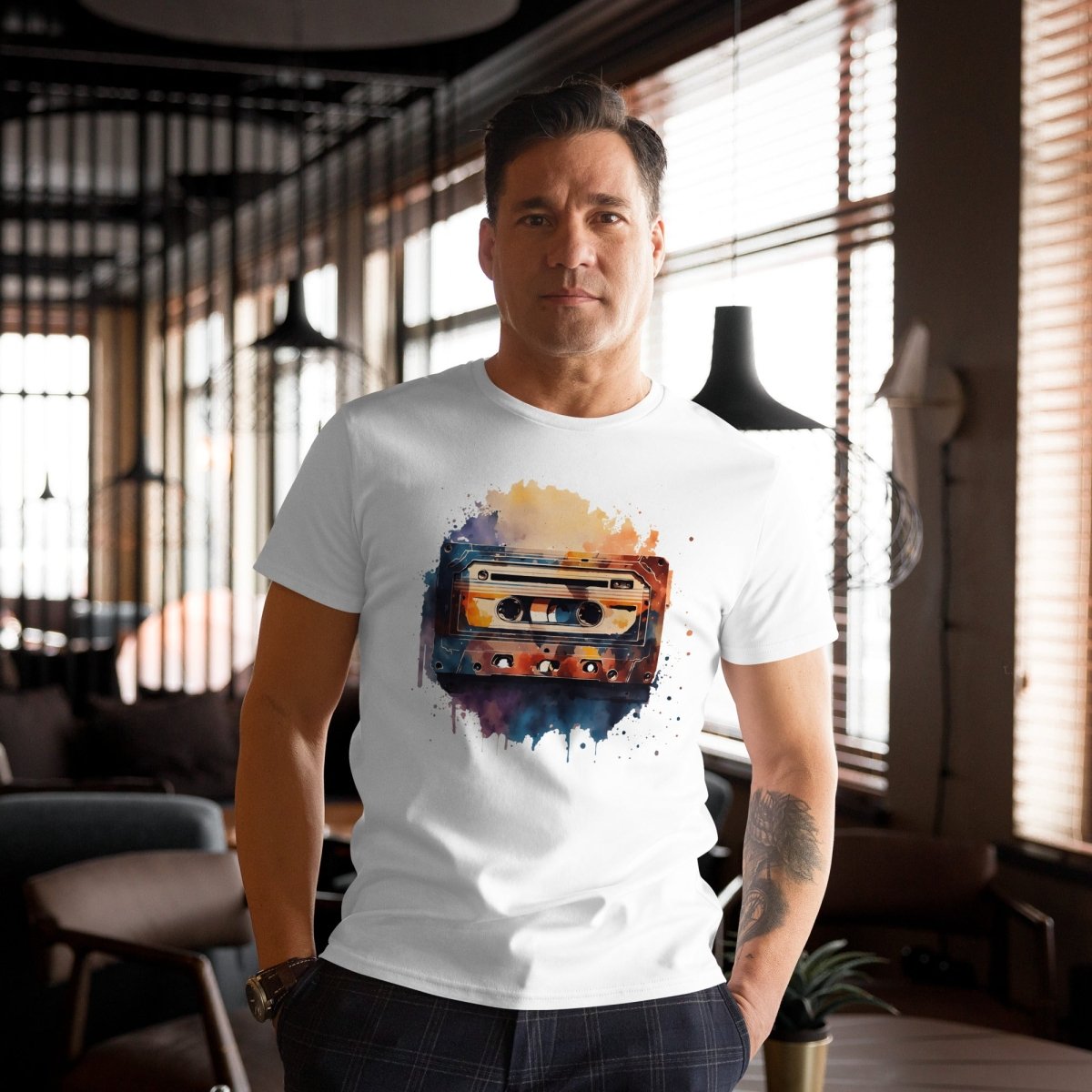 - Men's premium Retro cotton t-shirt - Retro Ravers - retro ravers