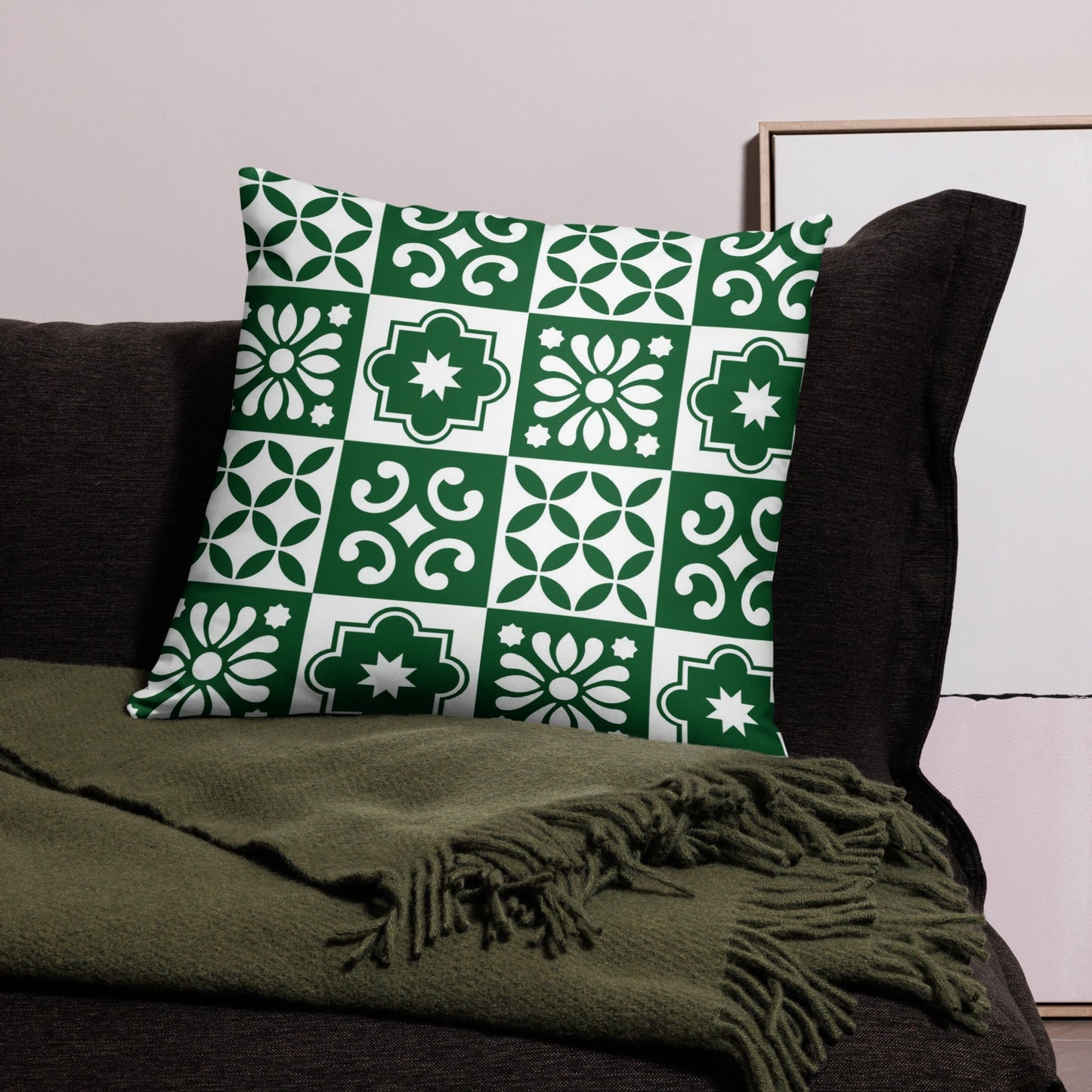Print Material - Basic Pillow Persia design - Retro Ravers - home accessories