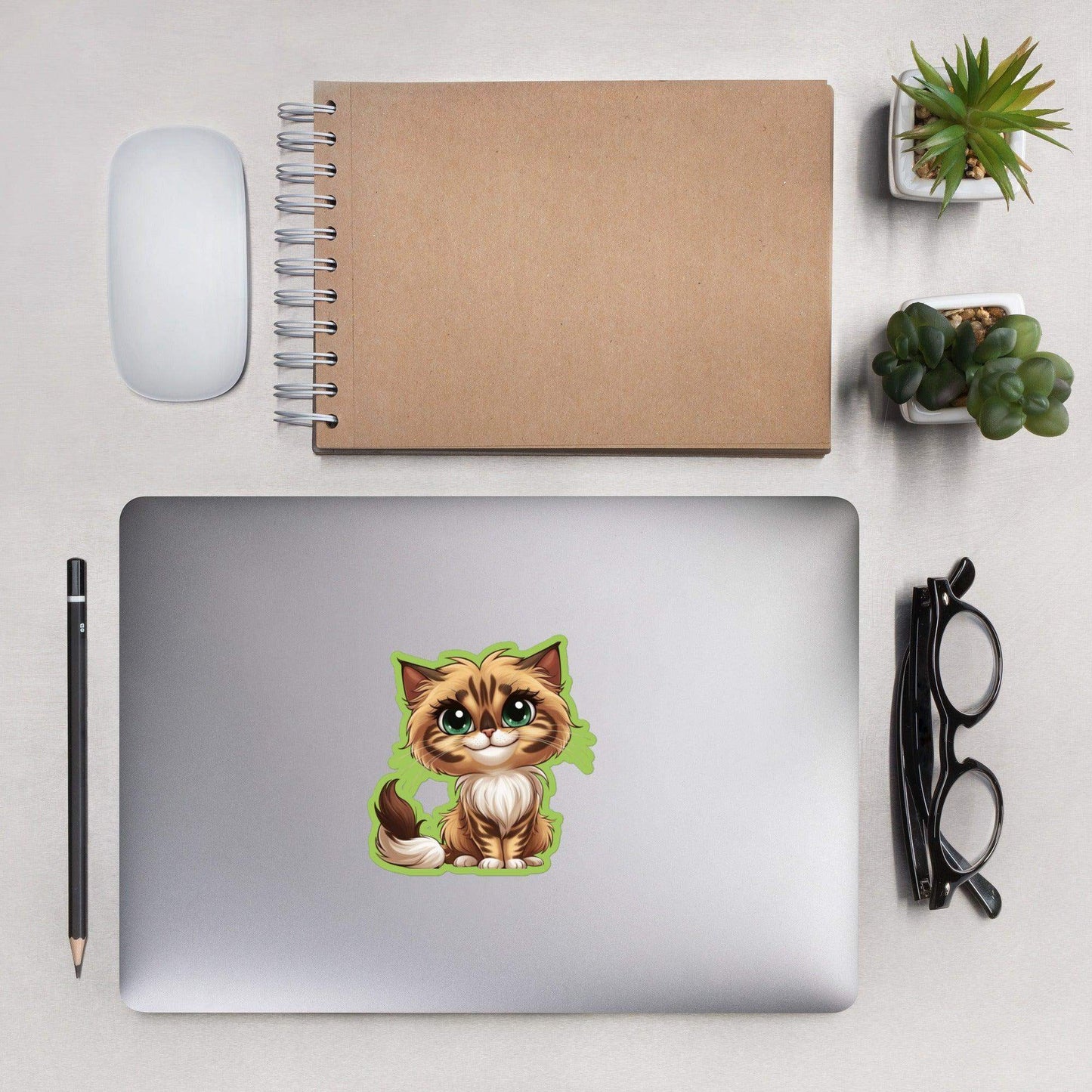 Print Material - Bubble - free stickers cute cat - Retro Ravers -