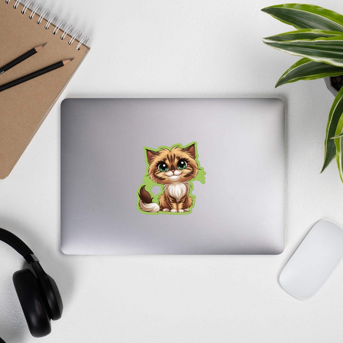 Print Material - Bubble - free stickers cute cat - Retro Ravers -