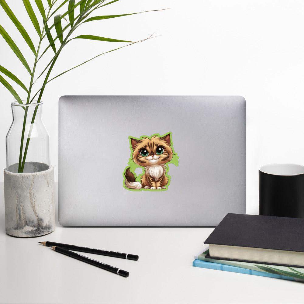 Print Material - Bubble - free stickers cute cat - Retro Ravers -
