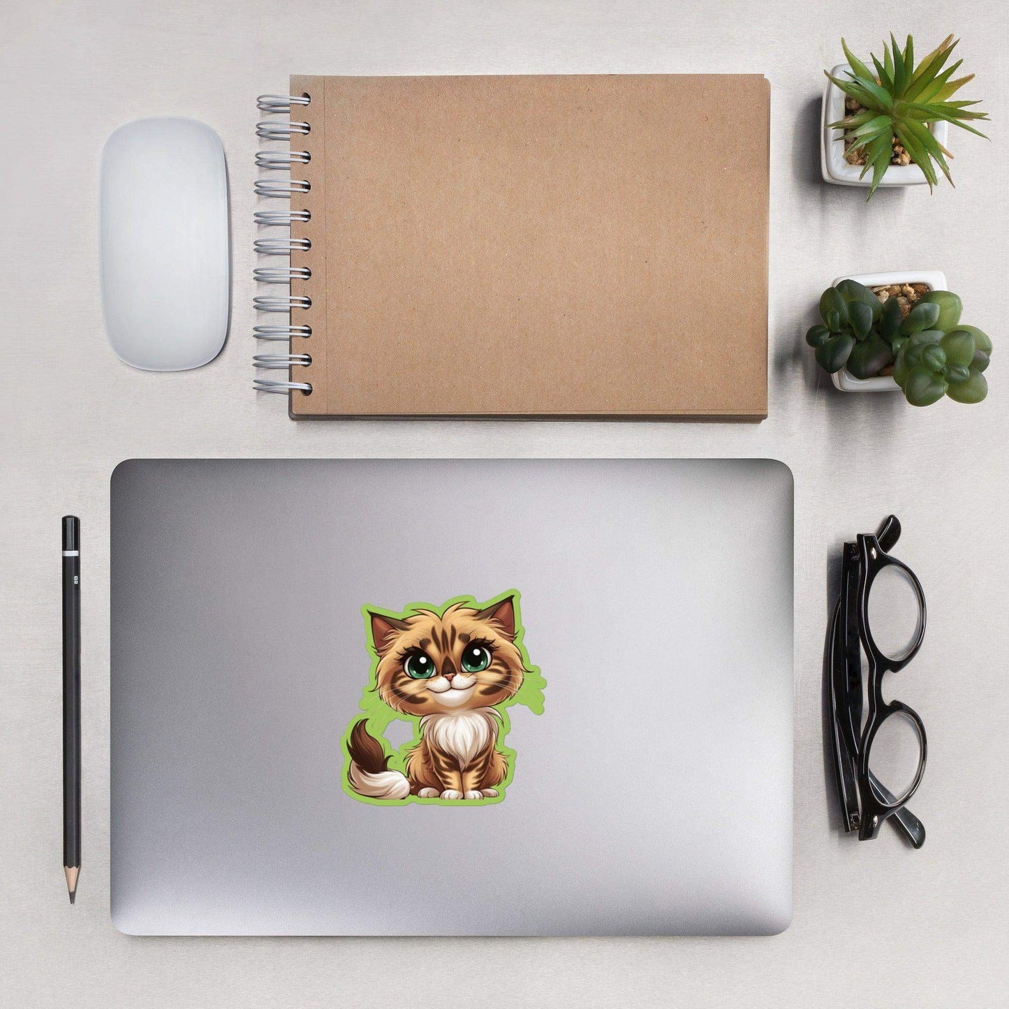 Print Material - Bubble - free stickers cute cat - Retro Ravers -