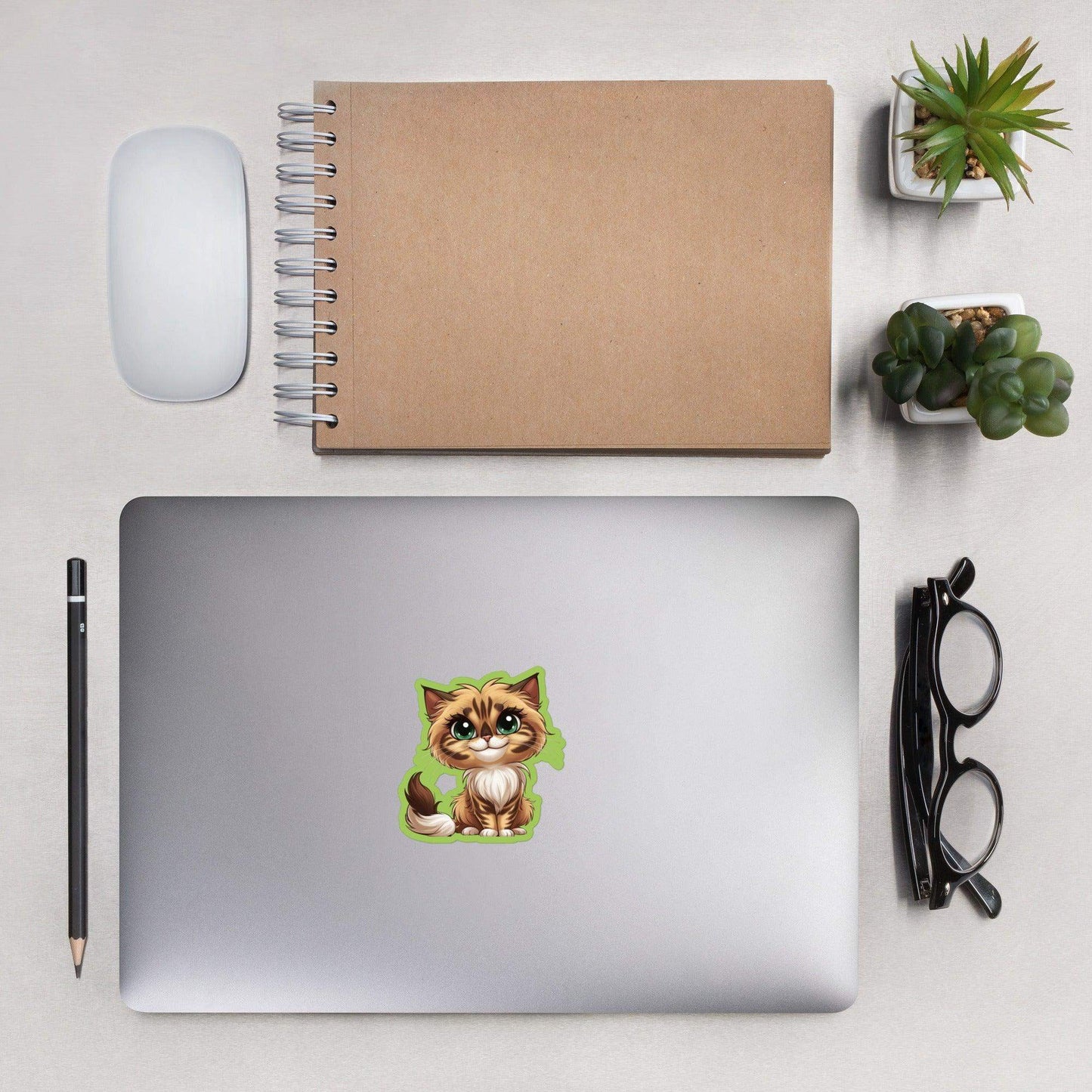 Print Material - Bubble - free stickers cute cat - Retro Ravers -