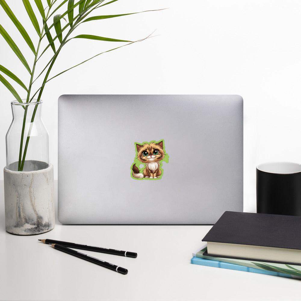 Print Material - Bubble - free stickers cute cat - Retro Ravers -