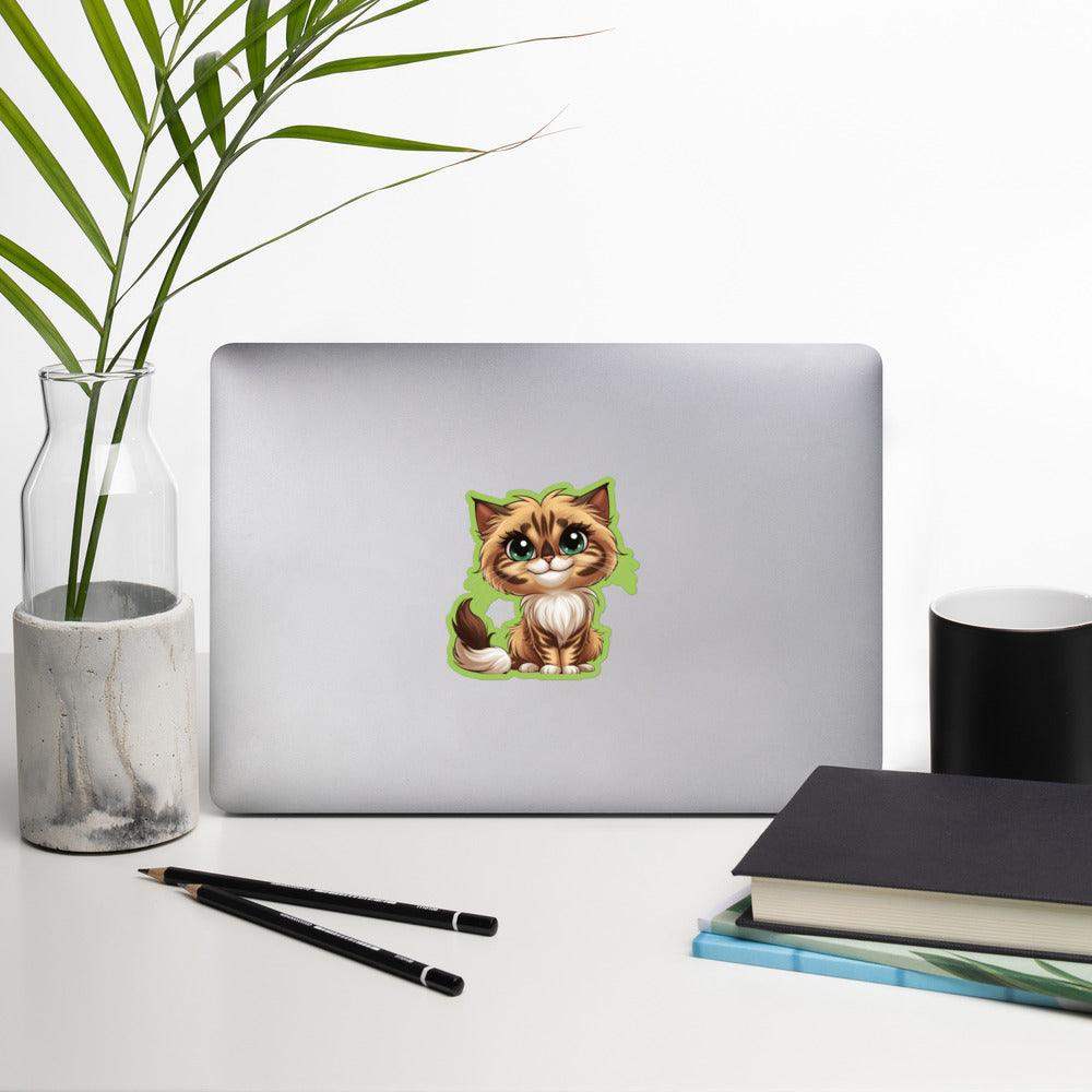 Print Material - Bubble - free stickers cute cat - Retro Ravers -