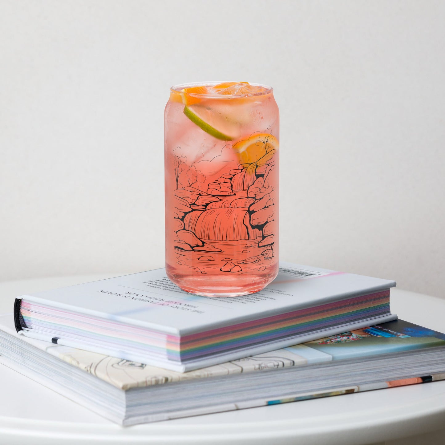 Print Material - Can - shaped glass - Retro Ravers - Mugs and bottles