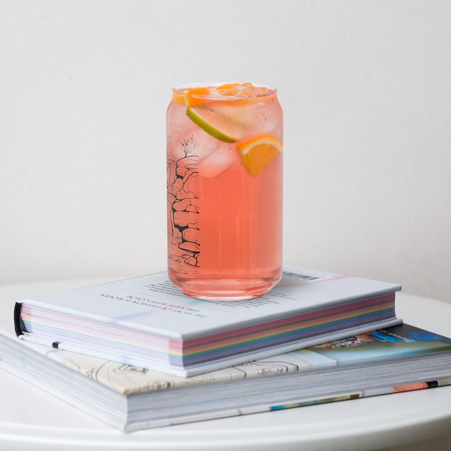 Print Material - Can - shaped glass - Retro Ravers - Mugs and bottles