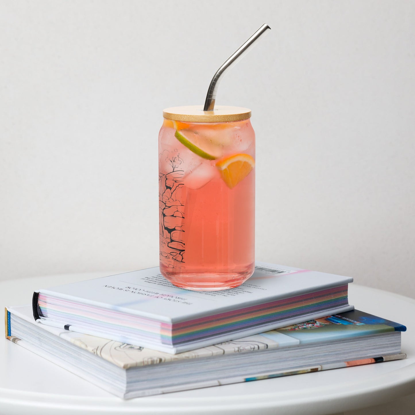 Print Material - Can - shaped glass - Retro Ravers - Mugs and bottles
