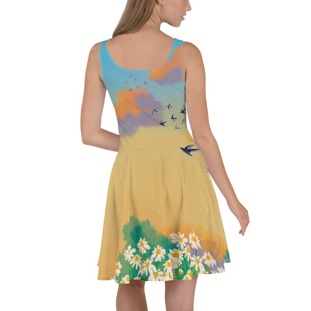 Print Material - Skater Dress spring print - Retro Ravers - design personalizzato