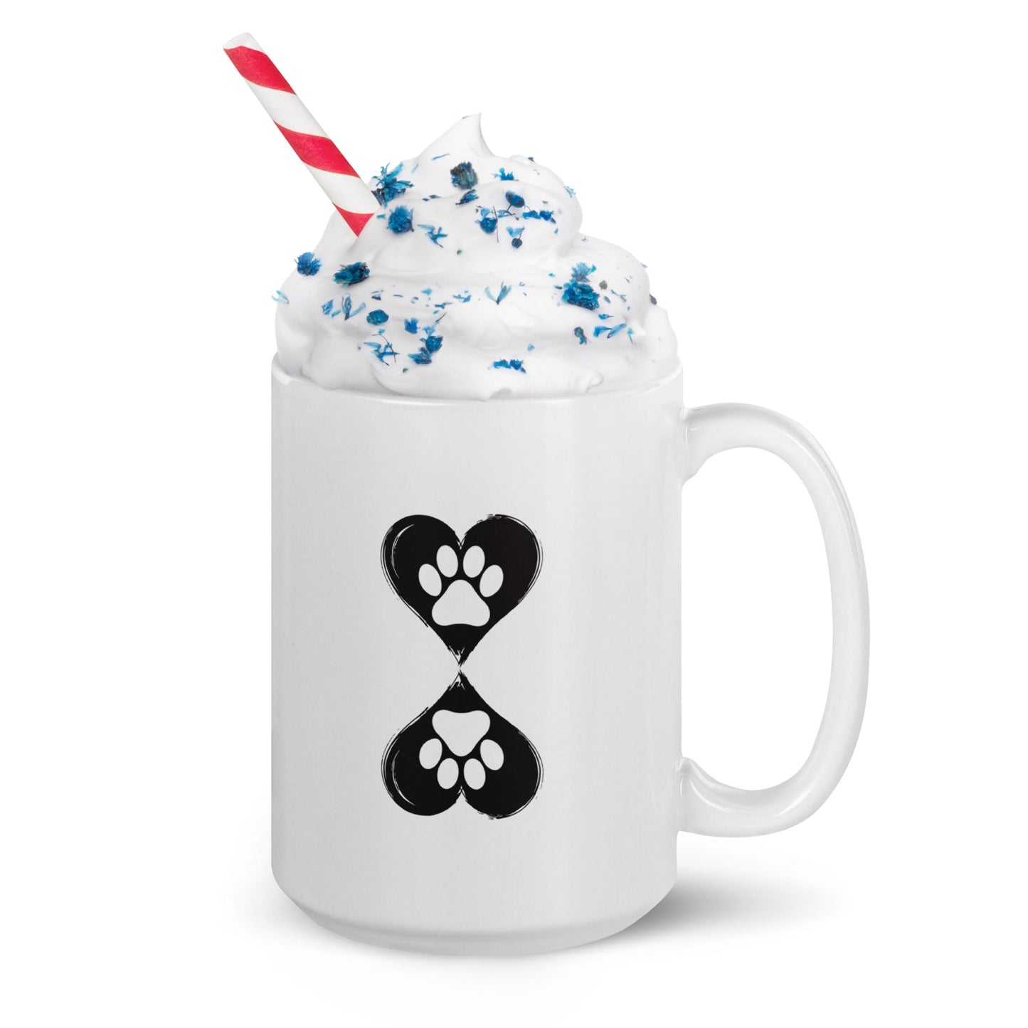 Print Material - White glossy mug Dog lovers - Retro Ravers - Mugs and bottles