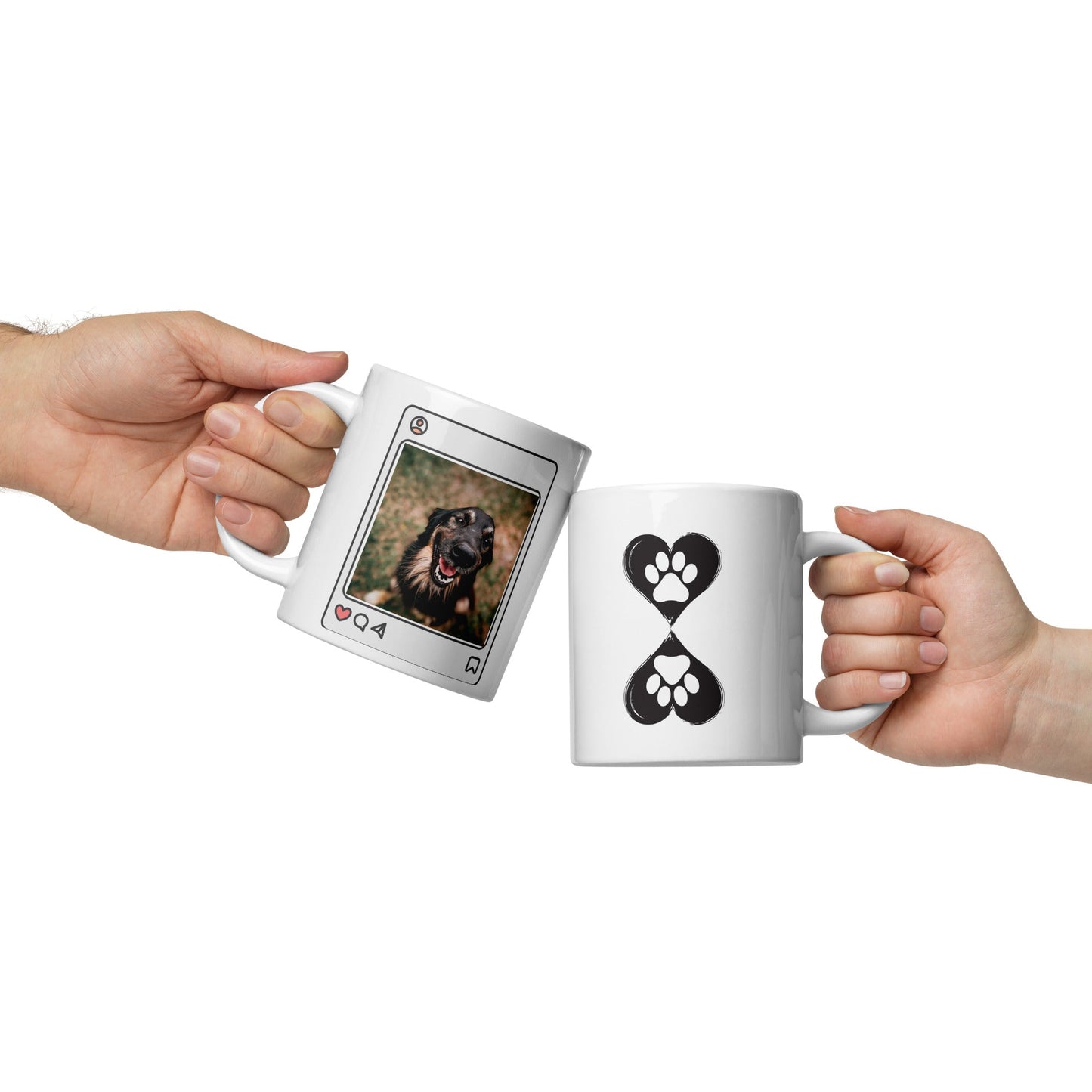 Print Material - White glossy mug Dog lovers - Retro Ravers - Mugs and bottles