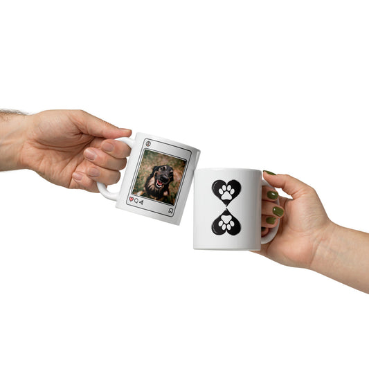 Print Material - White glossy mug Dog lovers - Retro Ravers - Mugs and bottles