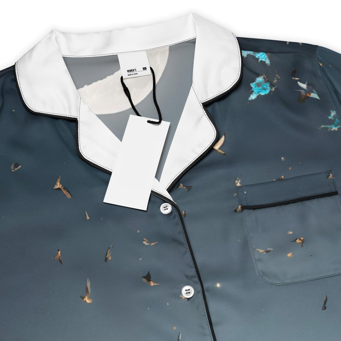 Print Material - women’s short sleeve pajama top - Retro Ravers -