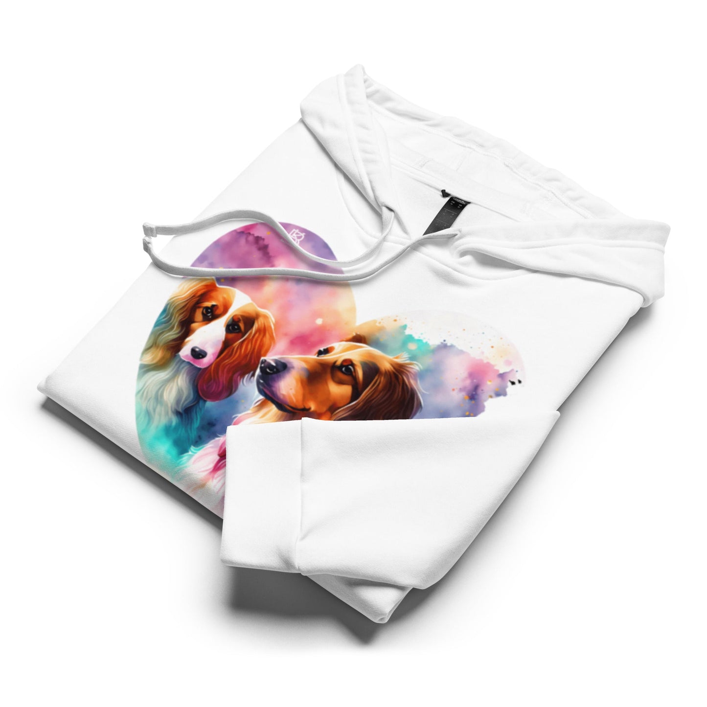 Sweatshirts - adidas fleece hoodie Dog custom print - Retro Ravers - sweatshirts