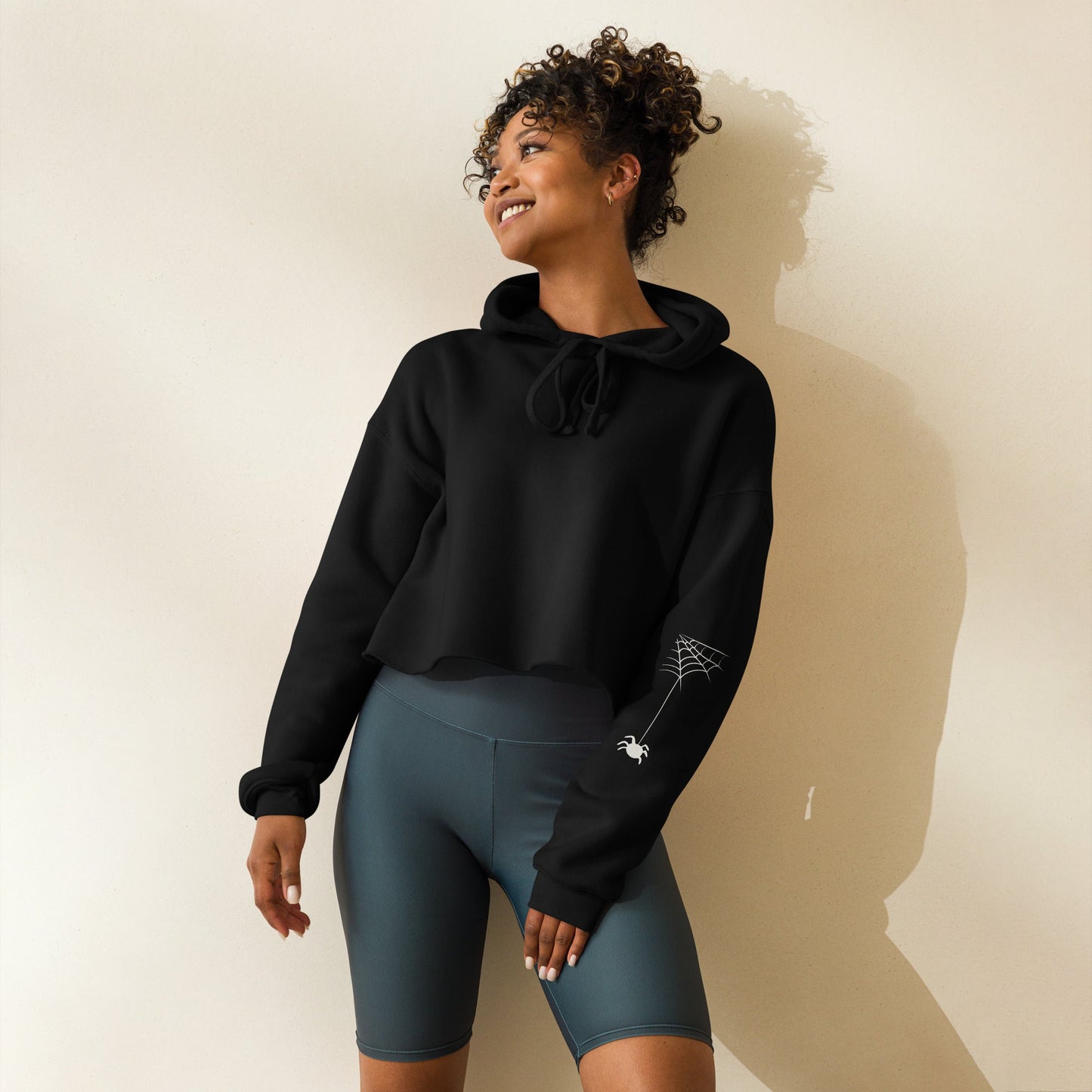 Sweatshirts - Crop Hoodie - Retro Ravers - crop hoodie
