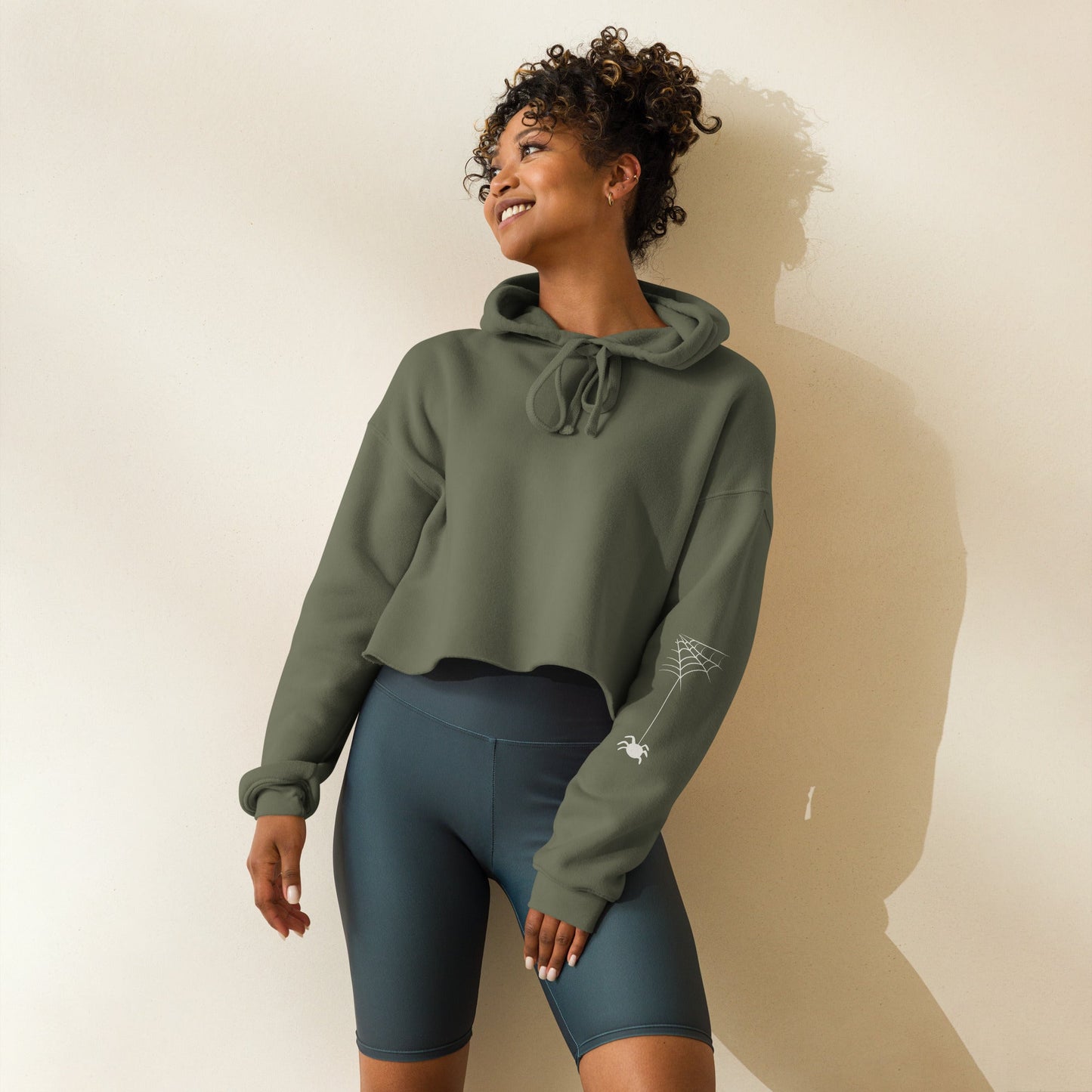 Sweatshirts - Crop Hoodie - Retro Ravers - crop hoodie