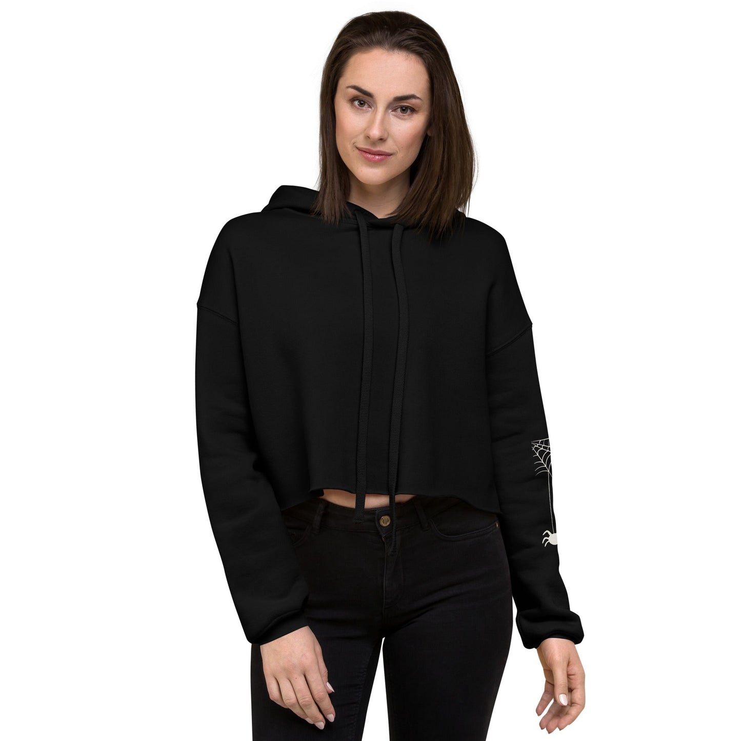 Sweatshirts - Crop Hoodie - Retro Ravers - crop hoodie