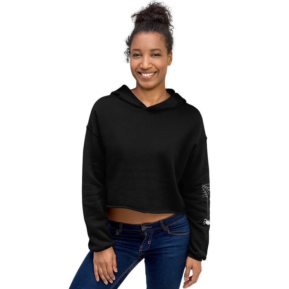Sweatshirts - Crop Hoodie - Retro Ravers - crop hoodie