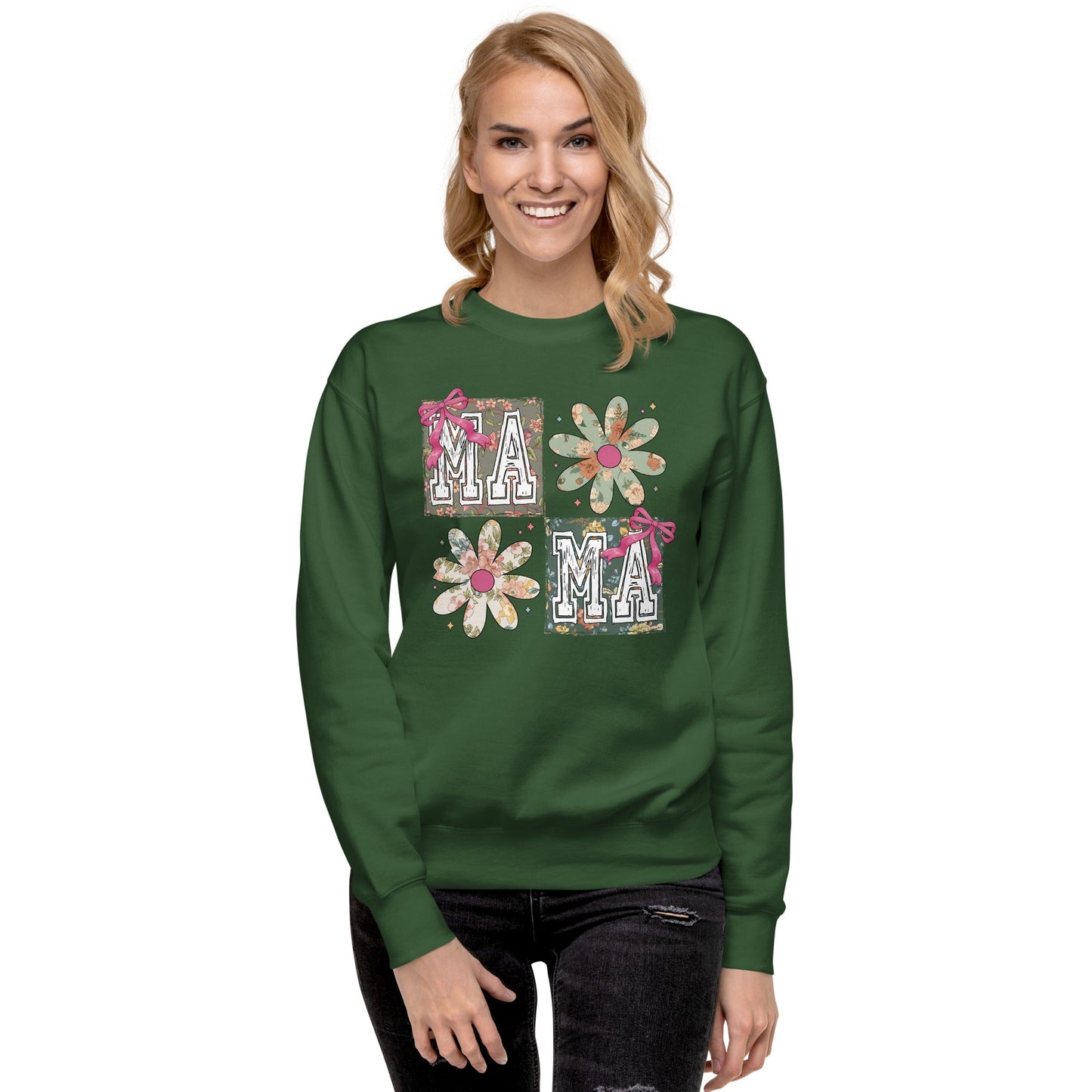 Sweatshirts - Unisex Premium Sweatshirt Mama Love - Retro Ravers - sweatshirts