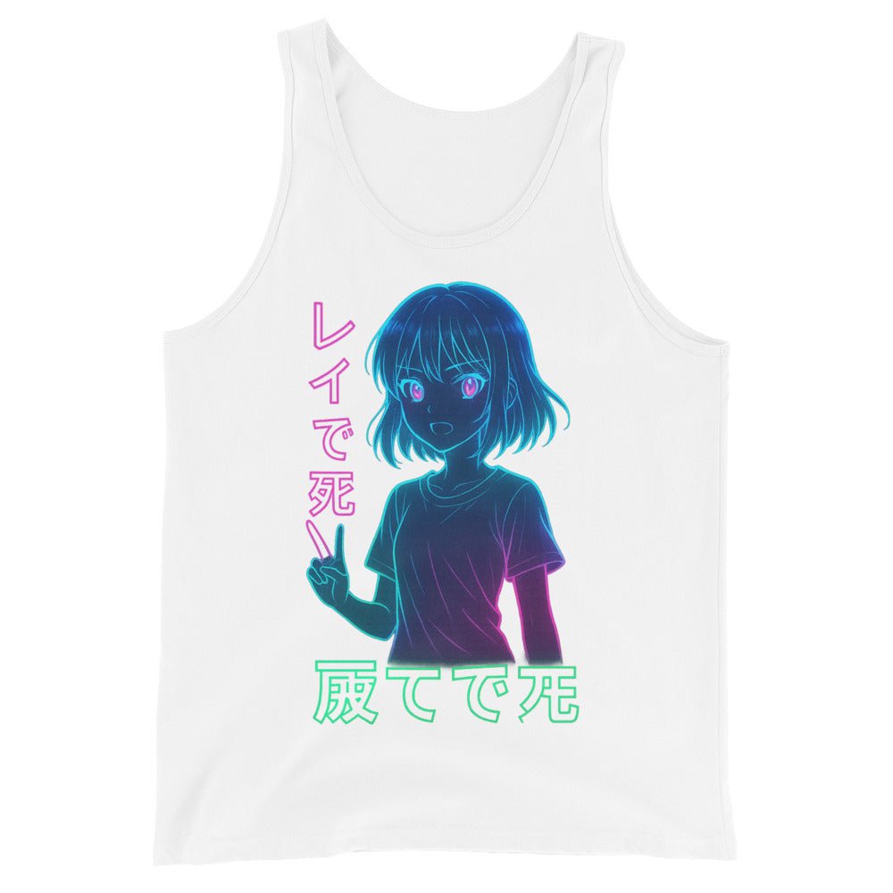 tank tops - Anime Neon Men's Tank Top - Retro Ravers - anime - retro ravers