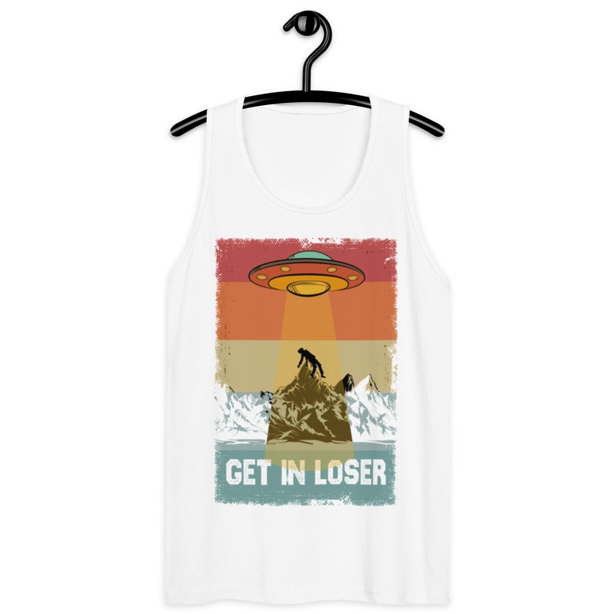 tank tops - Men’s premium tank top retro alien - Retro Ravers - alien