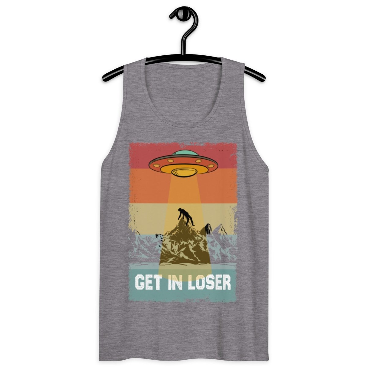 tank tops - Men’s premium tank top retro alien - Retro Ravers - alien