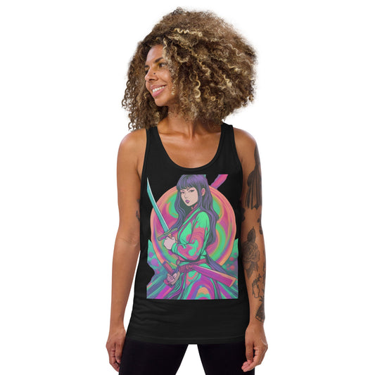 tank tops - Unisex Tank Top anime printed - Retro Ravers - unisex tank top