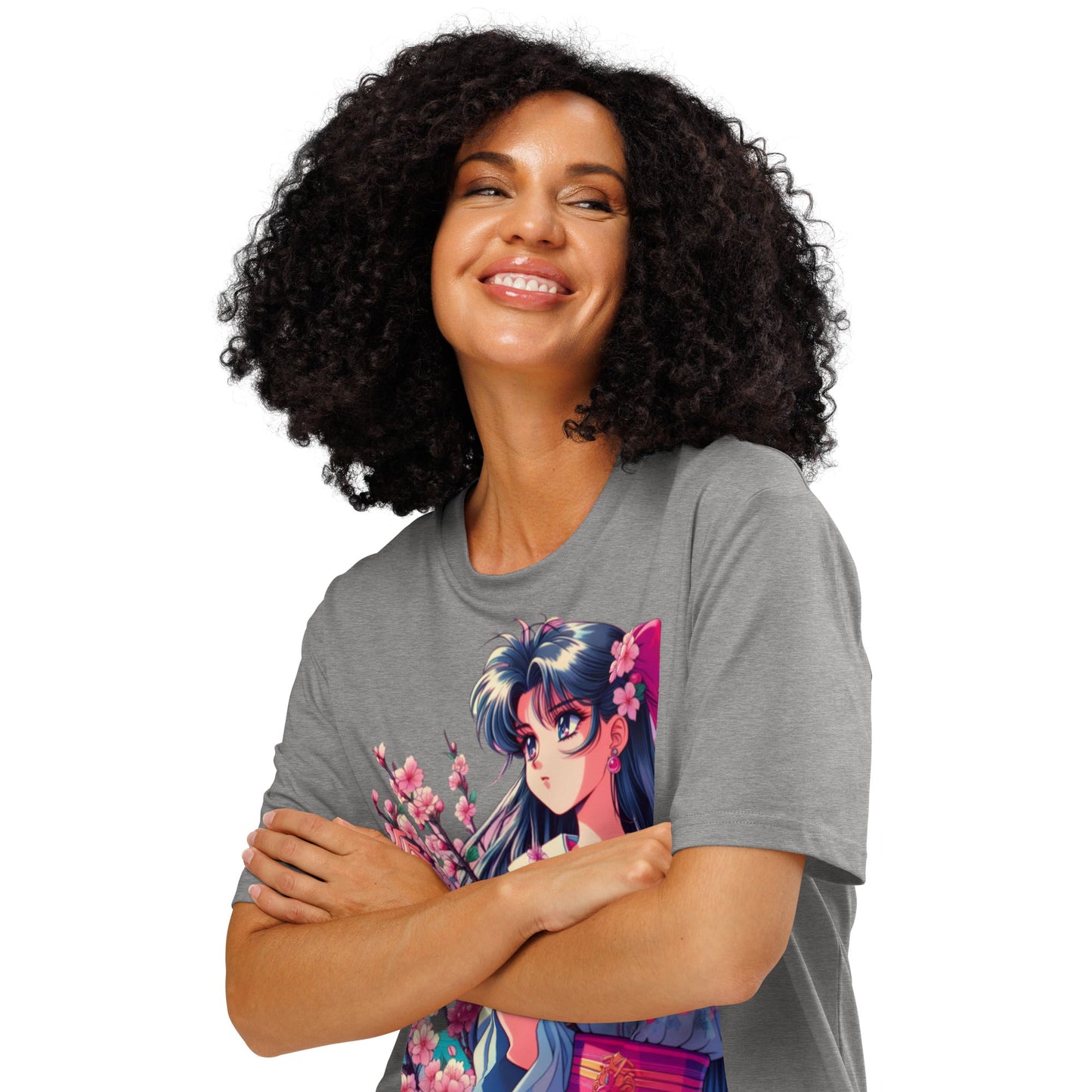 Tshirts - ribbed neck t-shirt Retro Anime - Retro Ravers - t-shirts