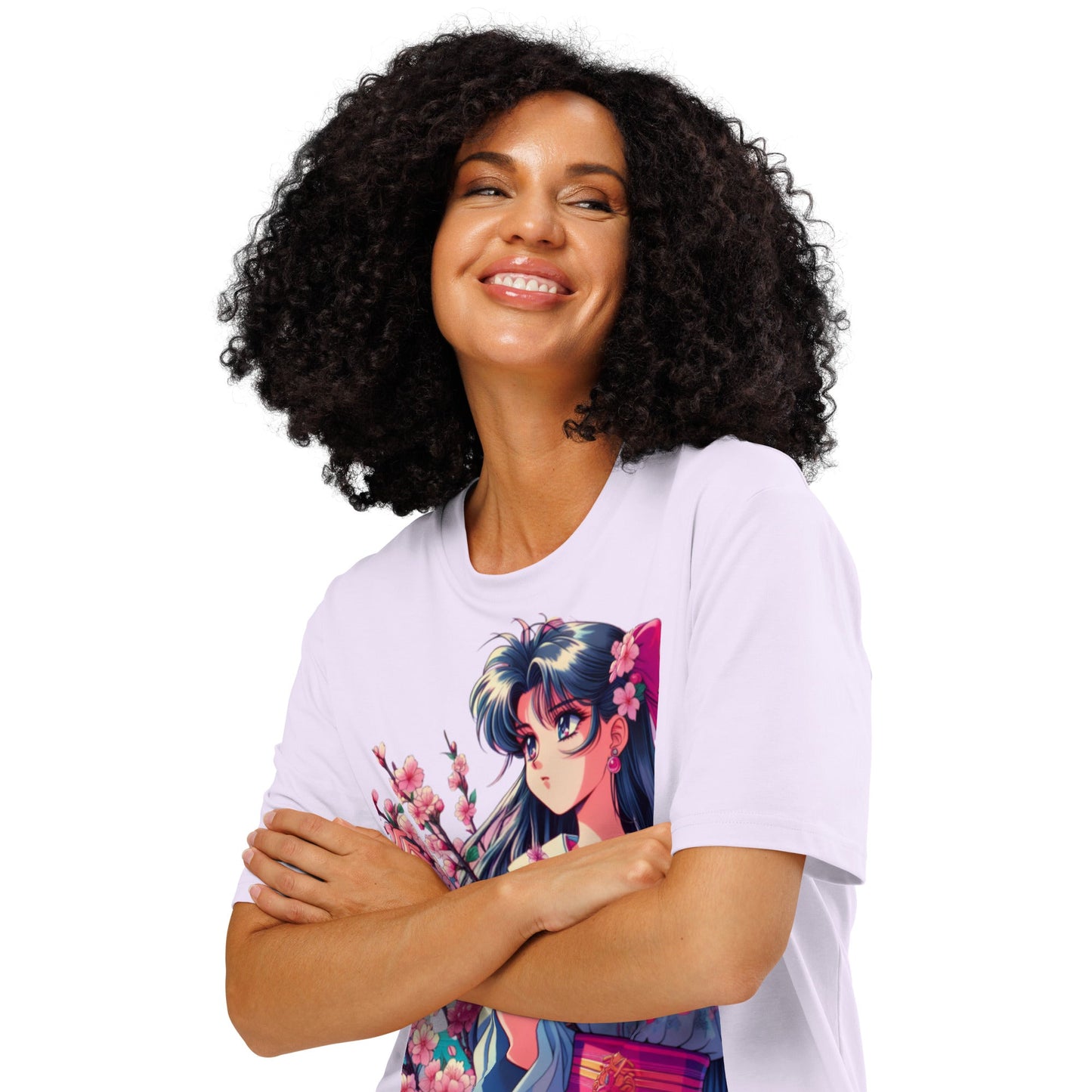 Tshirts - ribbed neck t-shirt Retro Anime - Retro Ravers - t-shirts