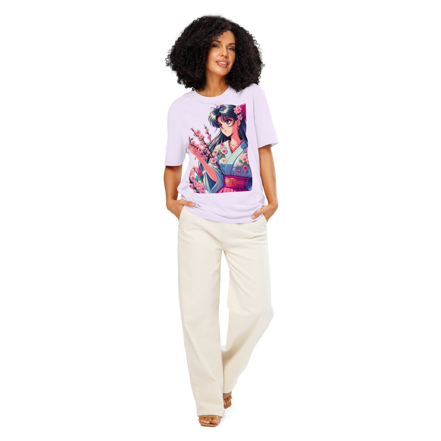 Tshirts - ribbed neck t-shirt Retro Anime - Retro Ravers - t-shirts