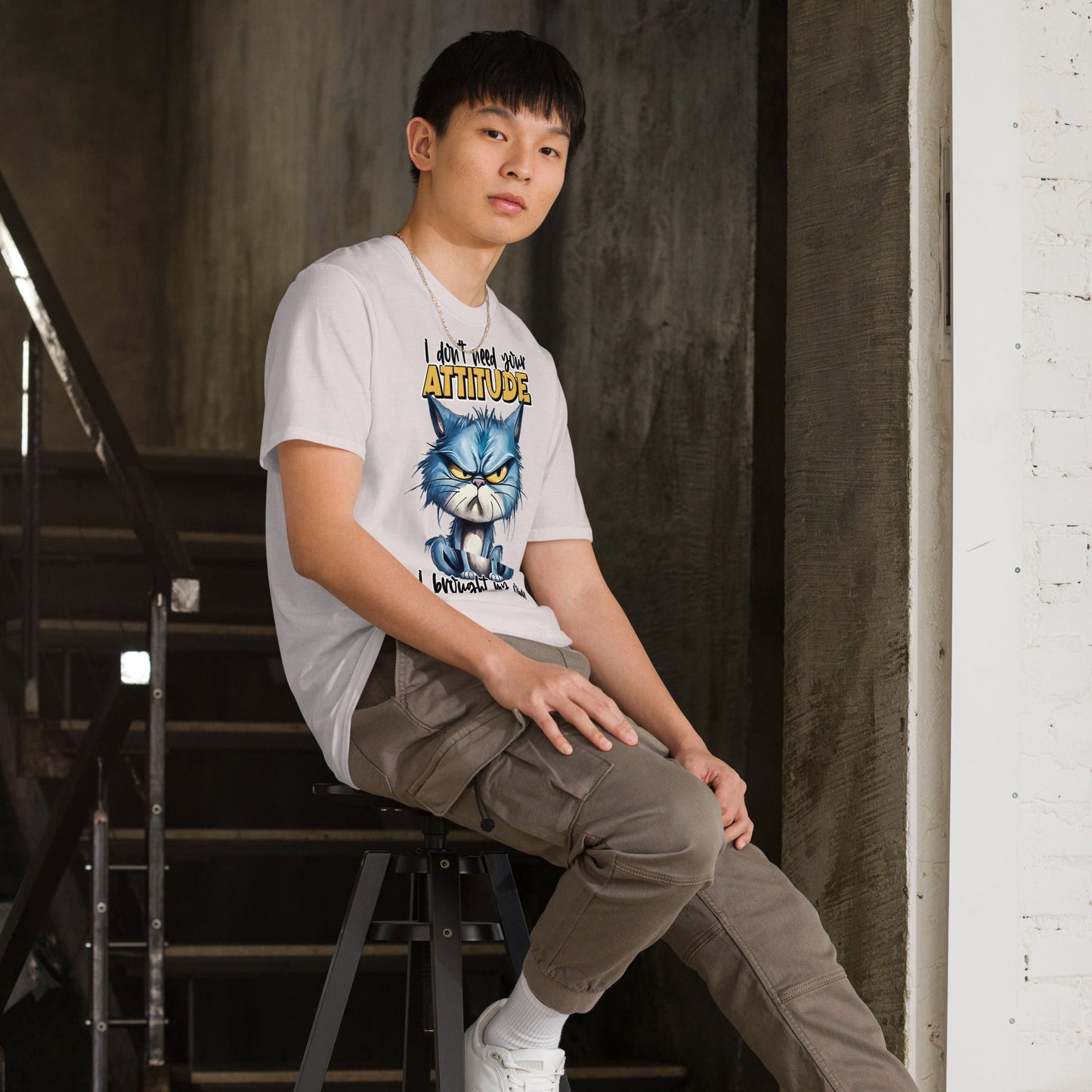 Tshirts - Short - Sleeve Unisex T-Shirt Cat - Retro Ravers - t-shirts