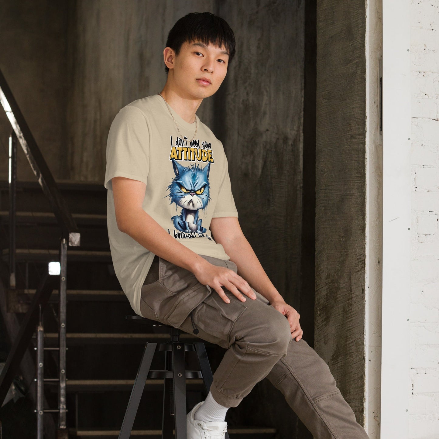 Tshirts - Short - Sleeve Unisex T-Shirt Cat - Retro Ravers - t-shirts