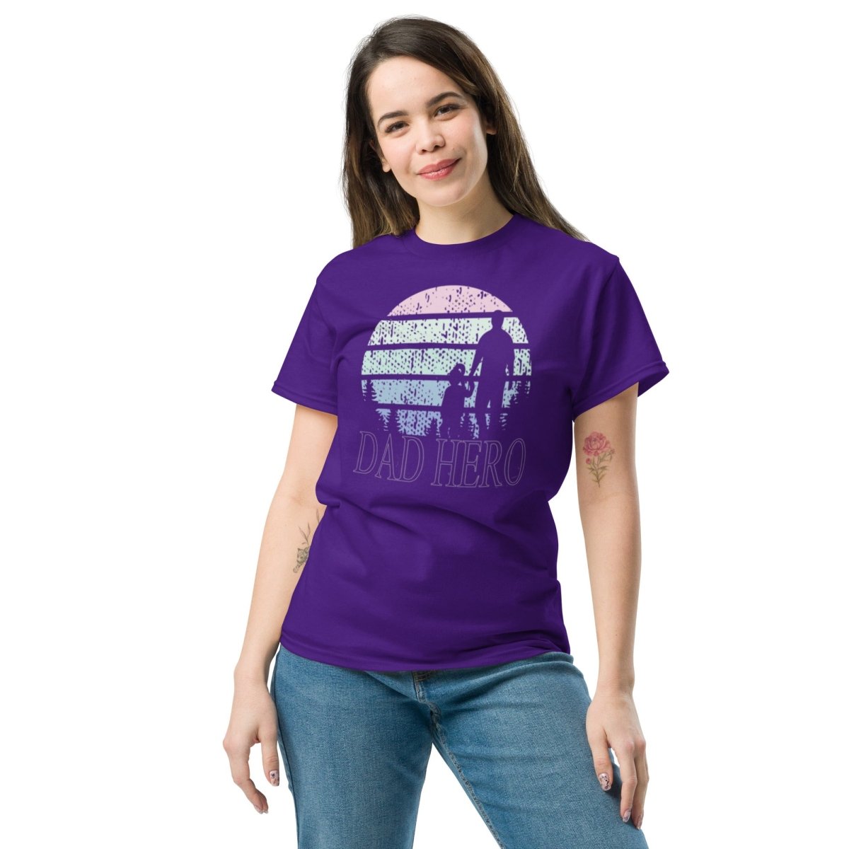 Tshirts - Unisex classic tee Dad Hero - Retro Ravers - dad