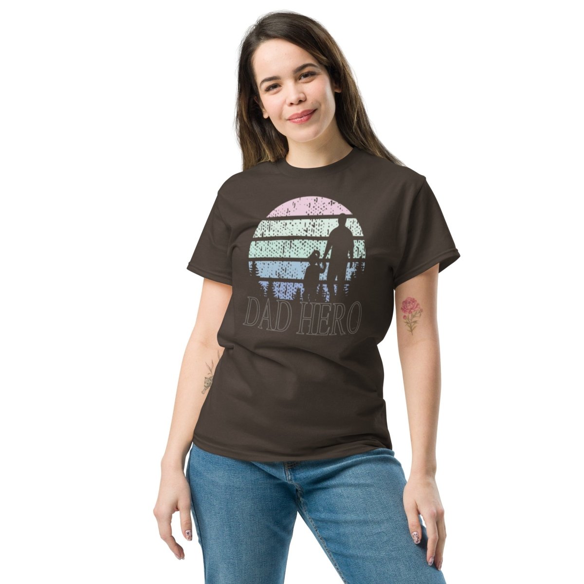 Tshirts - Unisex classic tee Dad Hero - Retro Ravers - dad