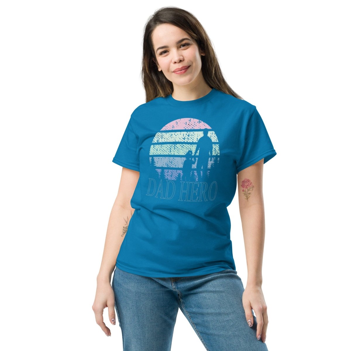 Tshirts - Unisex classic tee Dad Hero - Retro Ravers - dad