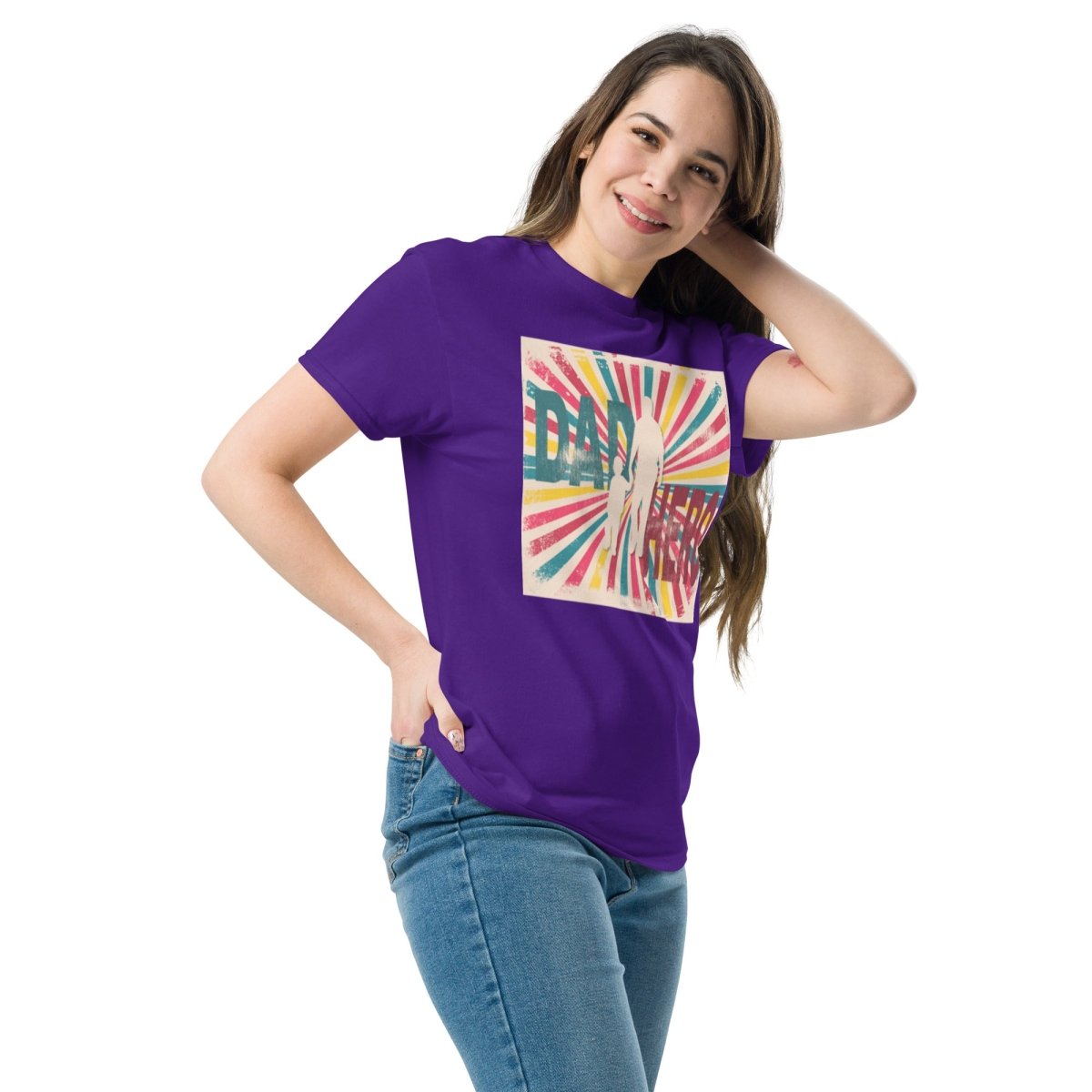 Tshirts - Unisex classic tee Dad Loves - Retro Ravers - dad
