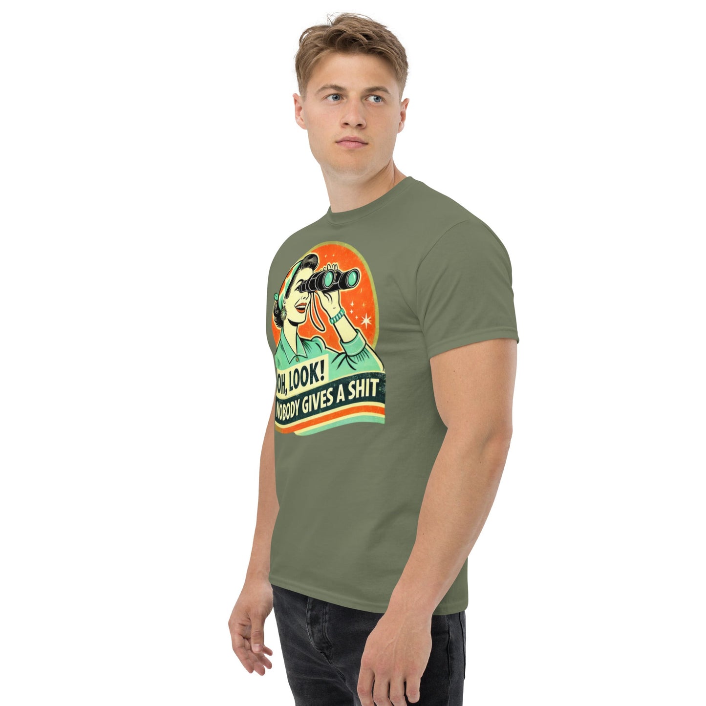 Tshirts - Unisex classic tee Nobody gives a - Retro Ravers - t-shirts