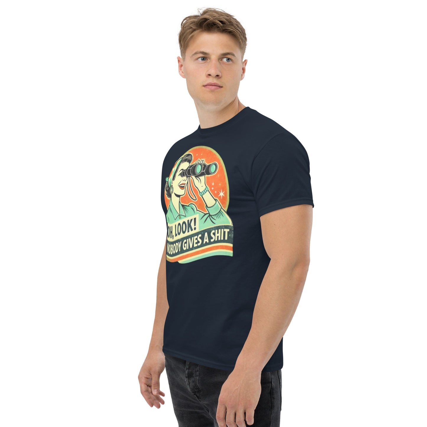 Tshirts - Unisex classic tee Nobody gives a - Retro Ravers - t-shirts
