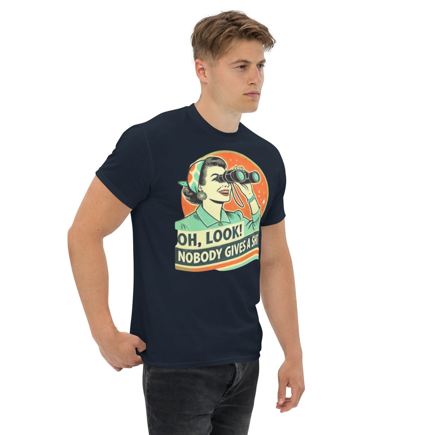 Tshirts - Unisex classic tee Nobody gives a - Retro Ravers - t-shirts