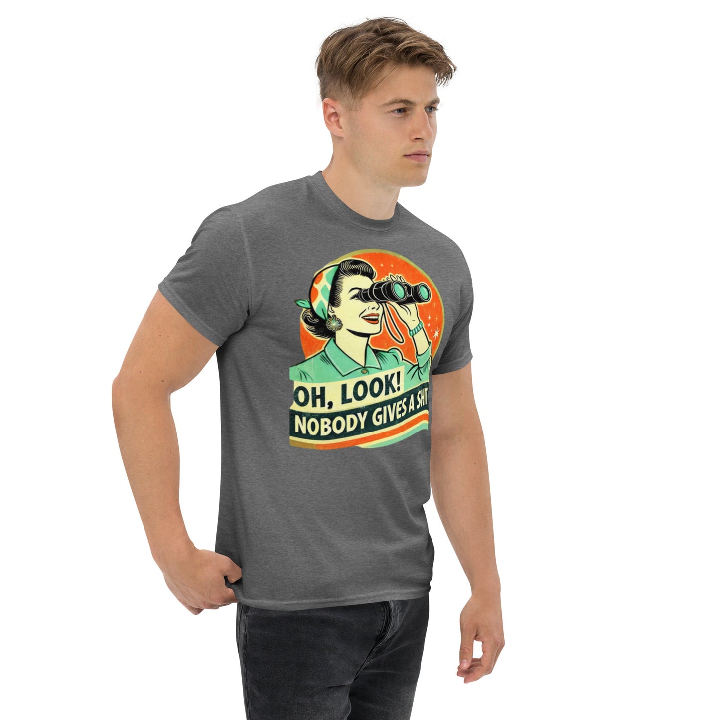 Tshirts - Unisex classic tee Nobody gives a - Retro Ravers - t-shirts