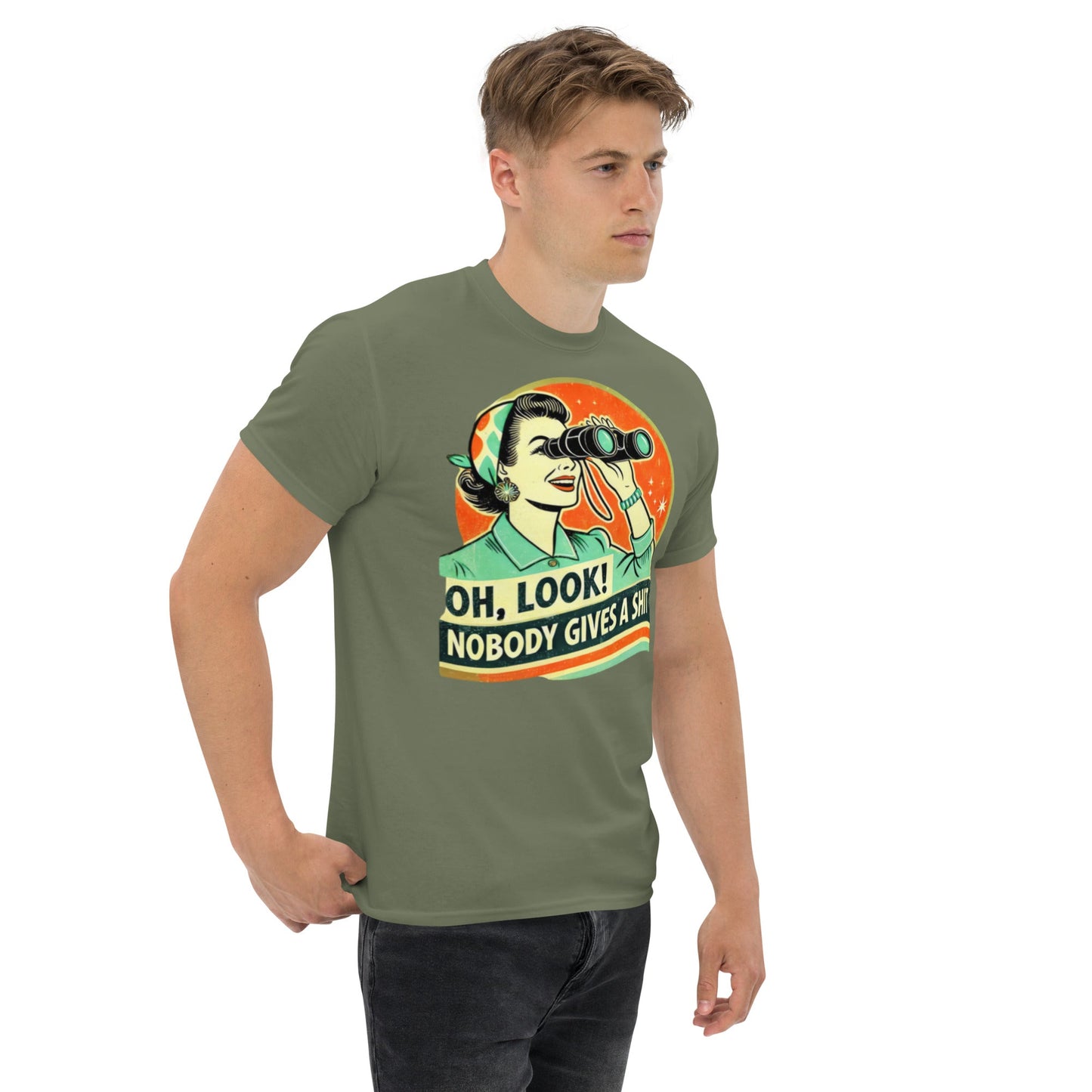 Tshirts - Unisex classic tee Nobody gives a - Retro Ravers - t-shirts