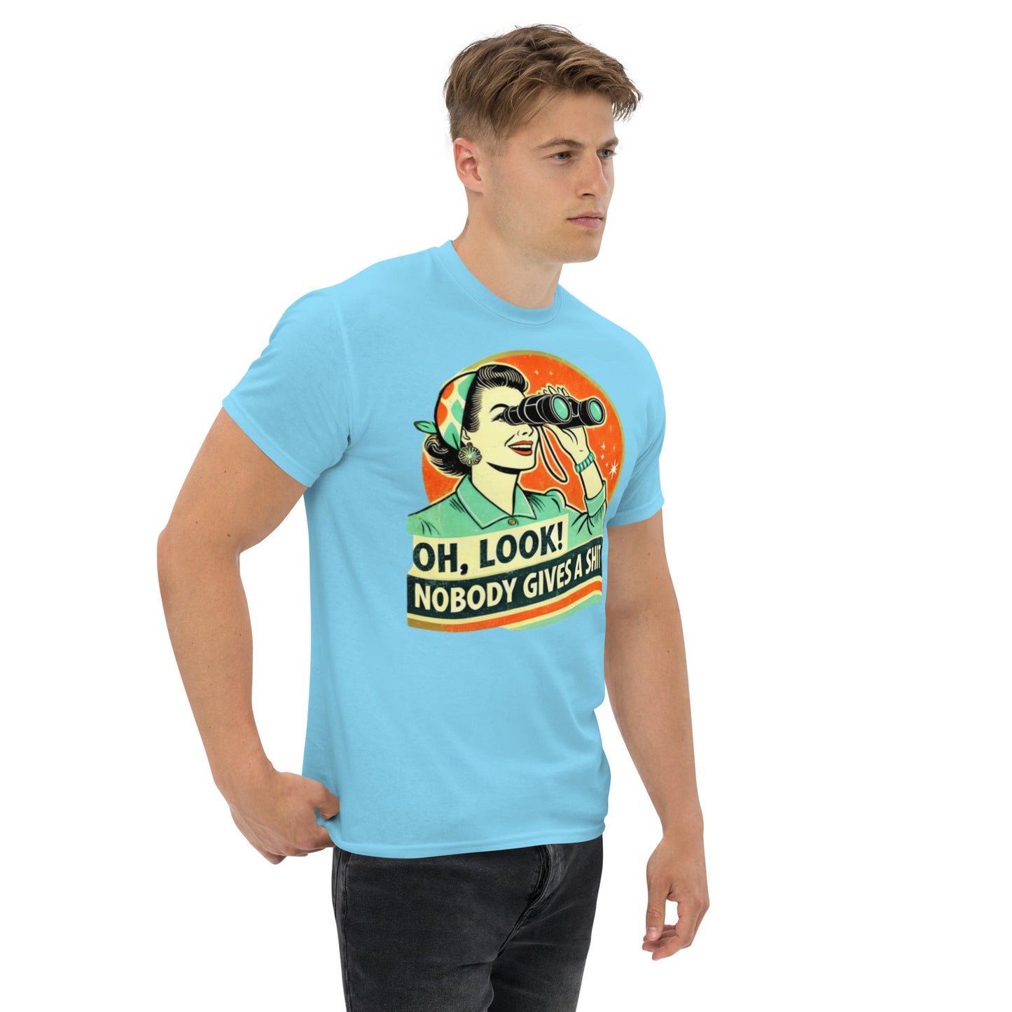 Tshirts - Unisex classic tee Nobody gives a - Retro Ravers - t-shirts