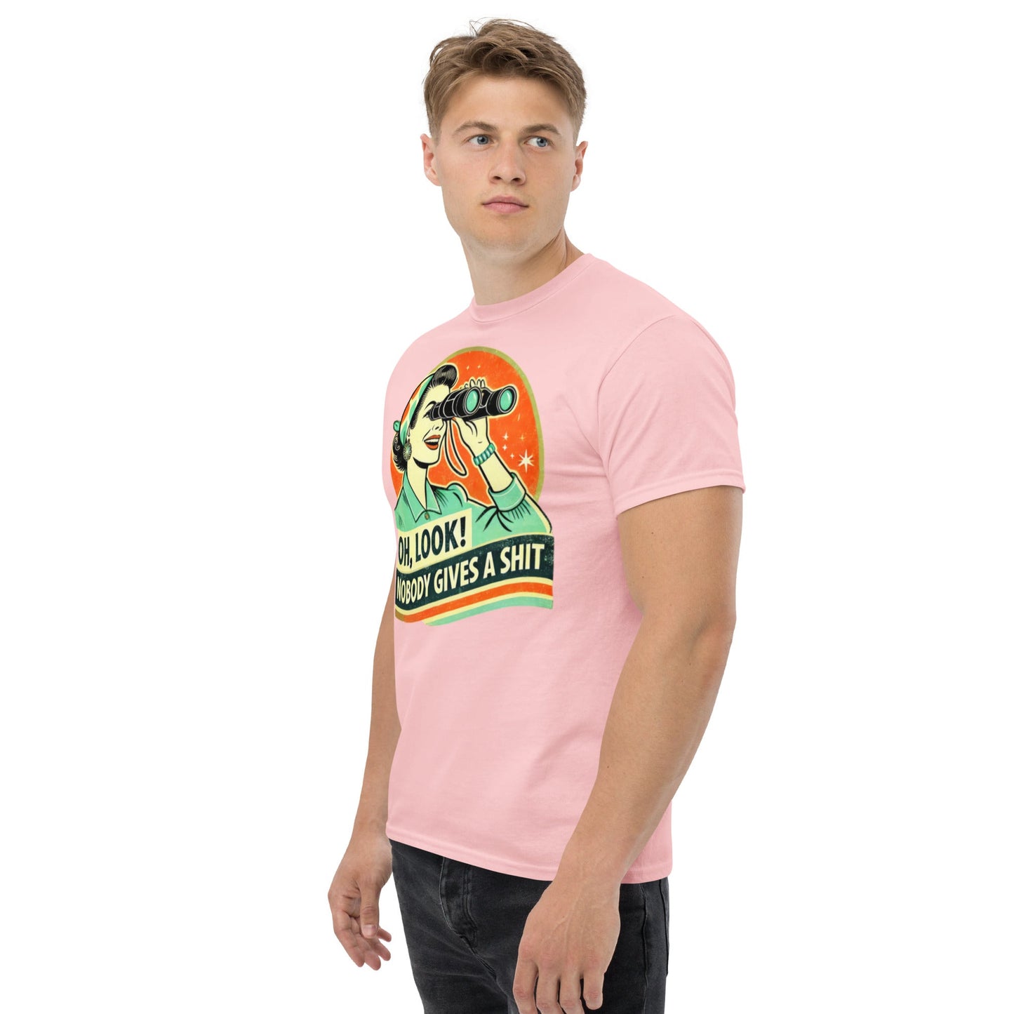 Tshirts - Unisex classic tee Nobody gives a - Retro Ravers - t-shirts
