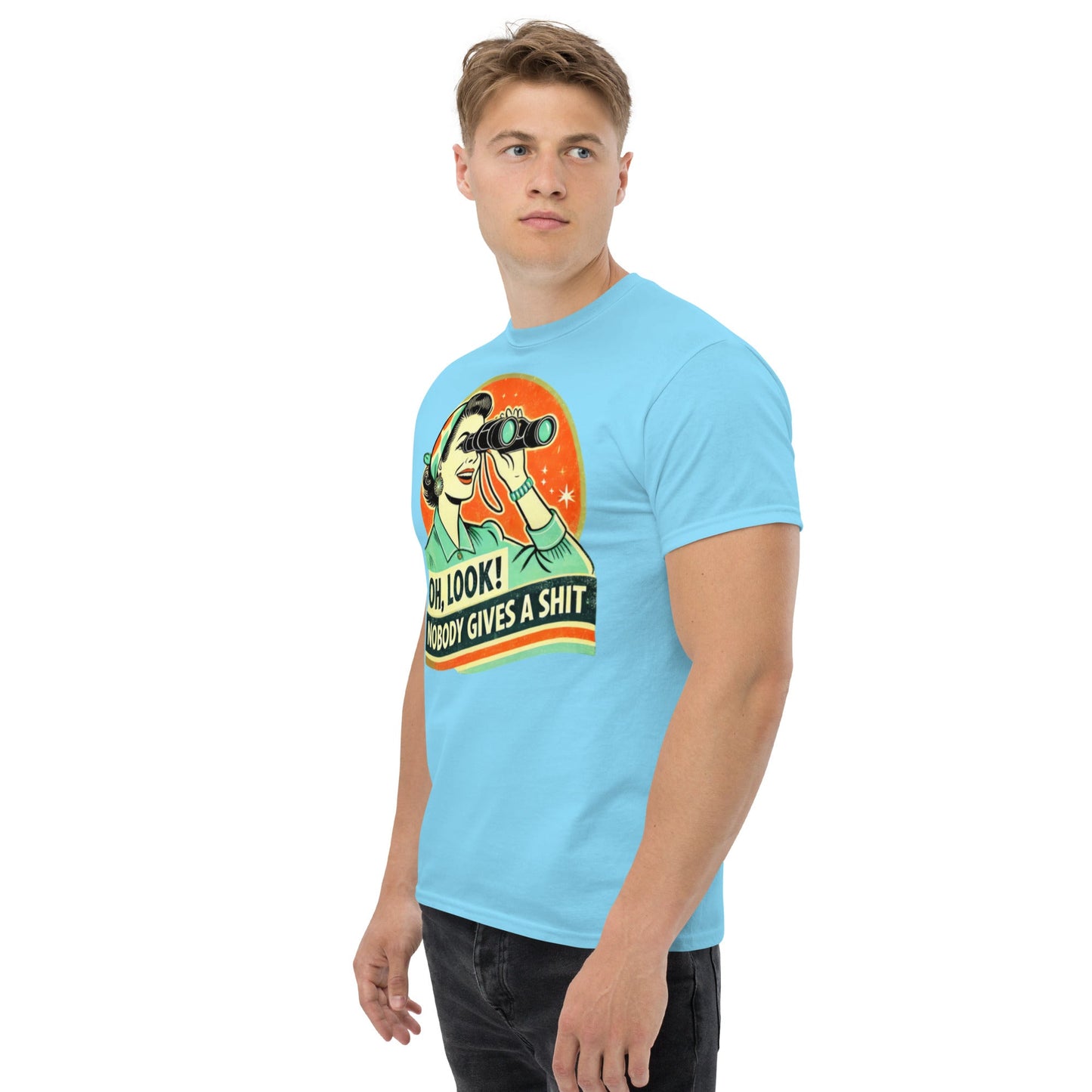 Tshirts - Unisex classic tee Nobody gives a - Retro Ravers - t-shirts
