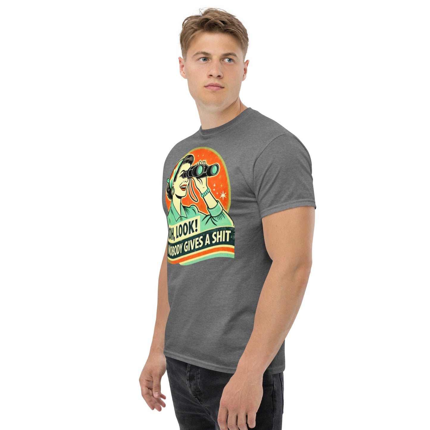 Tshirts - Unisex classic tee Nobody gives a - Retro Ravers - t-shirts